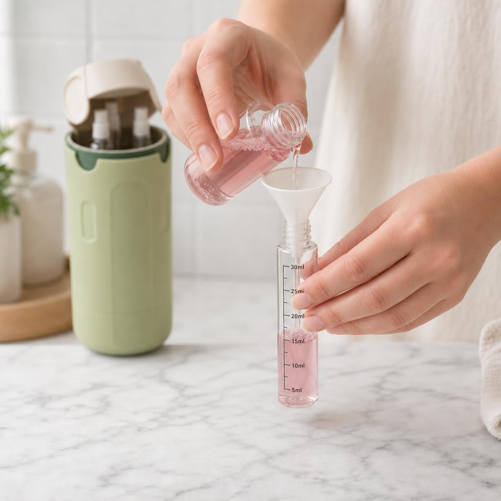 Paso 2: rellena tu mini-botella